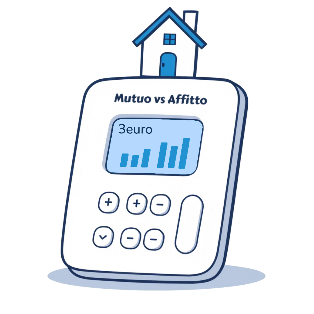 Immagine mutuo vs affitto